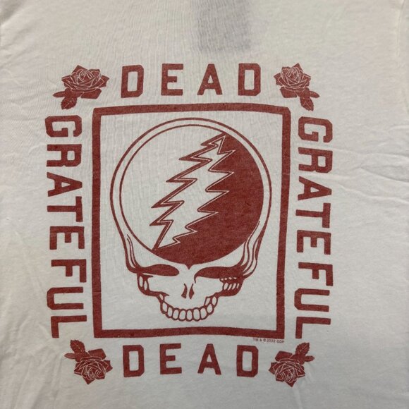 Grateful Dead Skull Bears White Rock T-Shirt Size Large - Picture 2 of 4